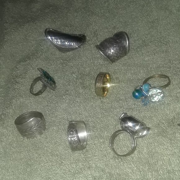 Various Rings (lot of 8) - Picture 3 of 6